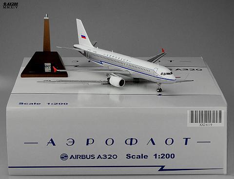 Готовая модель самолета Аэрофлота Airbus A320 Ретроджет фирмы JC Wings Готовая модель самолета Аэрофлота Airbus A320 Ретроджет фирмы JC Wings