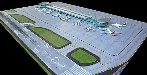 Новый аэропорт GeminiJets (терминал + поле)