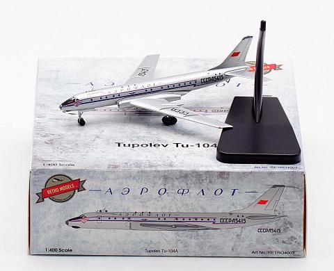 Модель самолета  Туполев Ту-104А