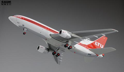 Коллекционная модель самолета Lockheed L-1011-500 в масштабе 1:200 Коллекционная модель самолета Lockheed L-1011-500 в масштабе 1:200
