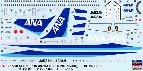 ������ � ������ �������� Boeing 737-800 ANA ����� Hasegawa