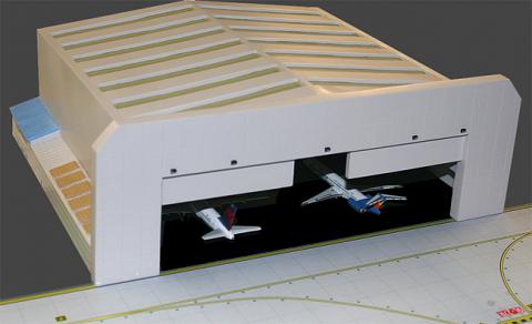 Модель самолета GeminiJets 1:400 Ангар для самолетов