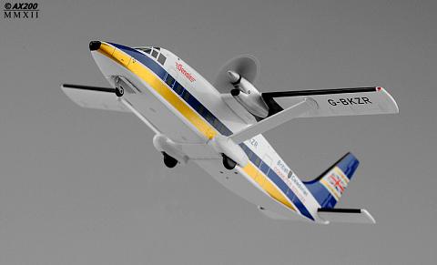 Коллекционная модель самолета Shorts 360-100 фирмы JC Wings