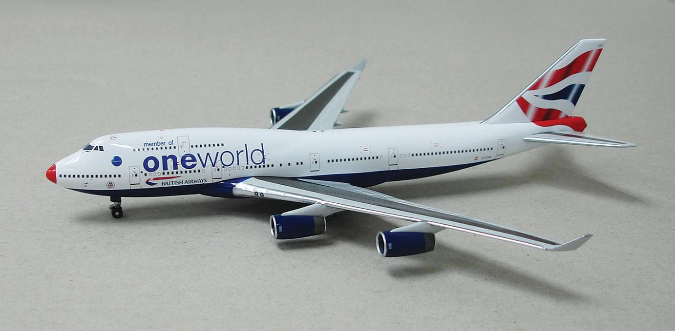    Boeing 747-400 British Airways Oneworld