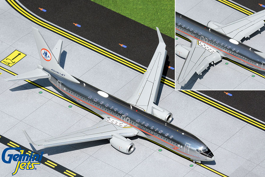 Модель самолета  Boeing 737-800 "Astrojet" (выпущенная механизация)