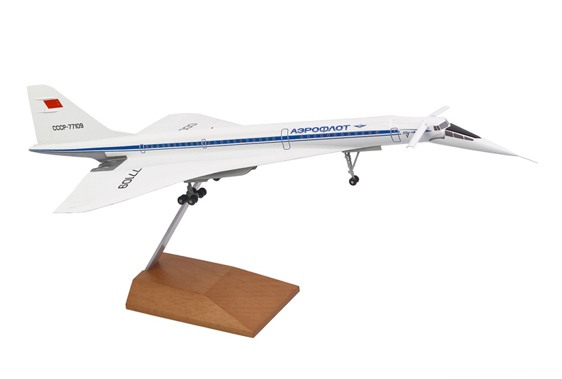 Готовая модель самолета Ту-144 авиакомпании Аэрофлот