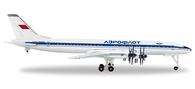 Коллекционная модель самолета Ту-114 Аэрофлота
