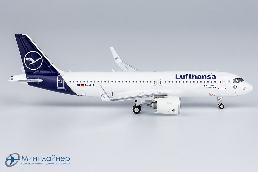 Модель самолета NG Model 15008 Airbus A320neo Lufthansa 1:400