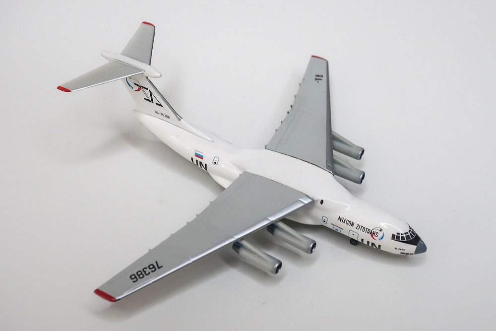 Модель самолета Herpa (Херпа) 515344 Ильюшин Ил-76ТД 1:500